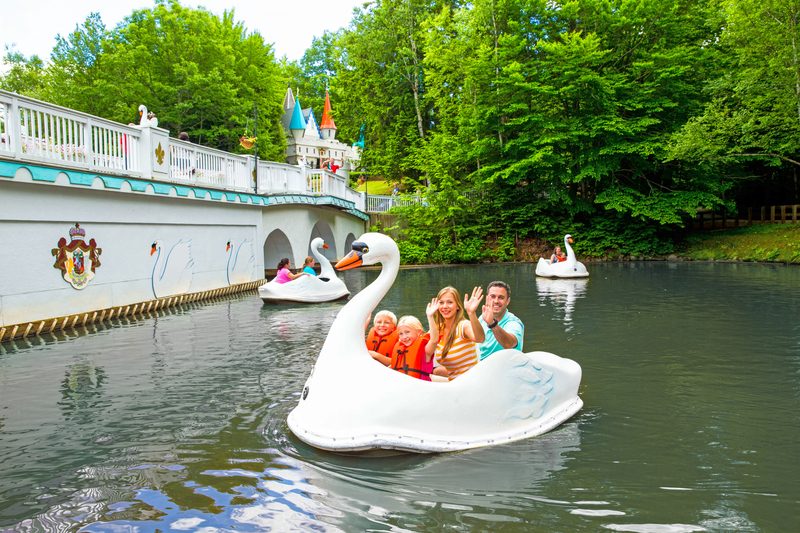 Swan Boats Kids Water Ride Story Land